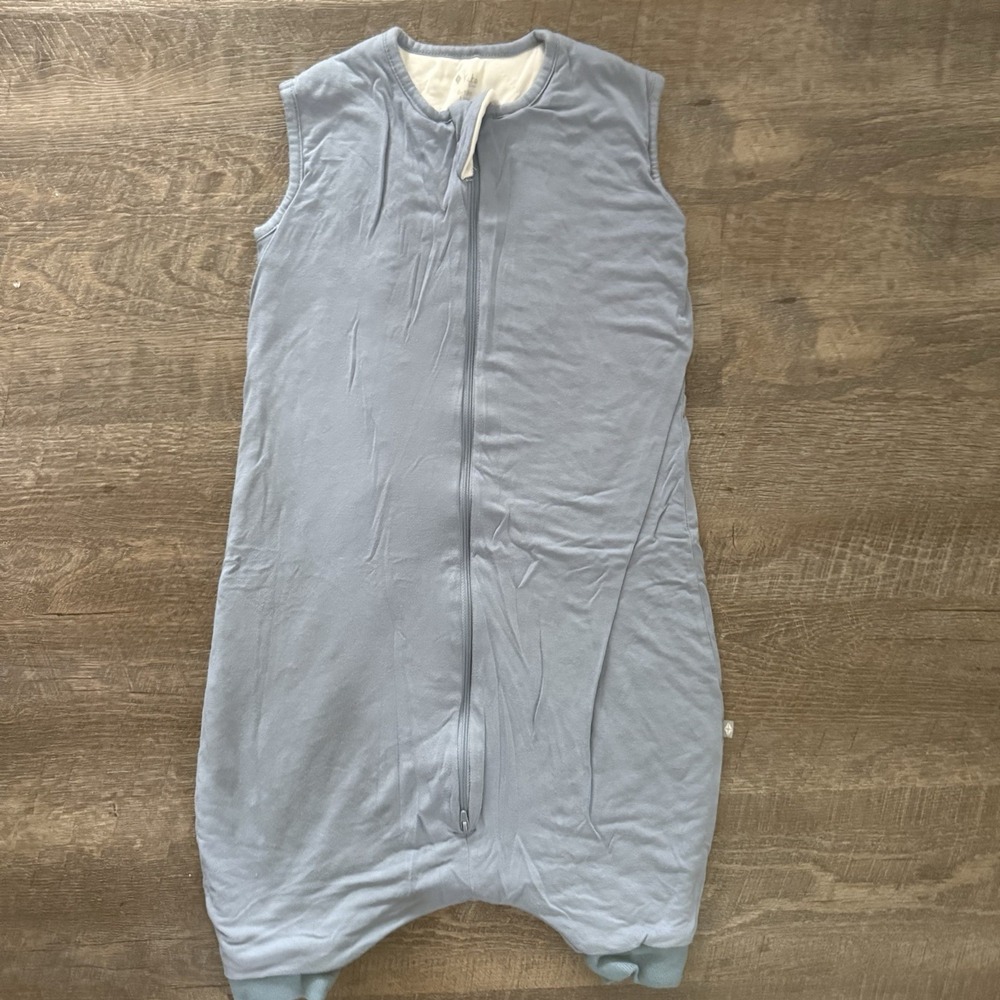 Kyte Baby Sleep Sack Walker 1.0 TOG Slate Blue Bamboo Wearable Blanket 6-18mos